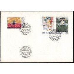 Suecia Sweden SPD FDC 1016/18 1978 Centenario del nacimiento de los artistas Carl Kylberg, Karl Isakson, Ivar Arosenius Sobre primer día Suecia Sweden SPD FDC 1016/18 1978 Centenario del nacimiento de los artistas Carl Kylberg, Karl Isakson, Ivar Arosenius Sobre primer día