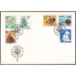 Suecia Sweden SPD FDC 1027/32 1978 Navidad Juguetes antiguos Sobre primer día Suecia Sweden SPD FDC 1027/32 1978 Navidad Juguetes antiguos Sobre primer día