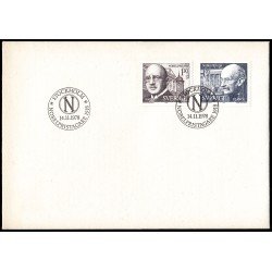 Suecia Sweden SPD FDC 1033/34 1978 Galardonados con el premio Nobel 1918 Sobre primer día Suecia Sweden SPD FDC 1033/34 1978 Galardonados con el premio Nobel 1918 Sobre primer día