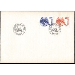 Suecia Sweden SPD FDC 1035/36 1979 Hockey con pelota Sobre primer día Suecia Sweden SPD FDC 1035/36 1979 Hockey con pelota Sobre primer día