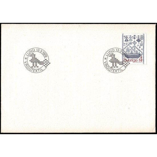 Suecia Sweden SPD FDC 1038 1979 Tapiz de pared Scanian Sobre primer día Suecia Sweden SPD FDC 1038 1979 Tapiz de pared Scanian Sobre primer día