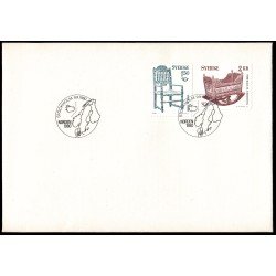 Suecia Sweden SPD FDC 1097/98 1980 Nórdico 80 Artesanía antigua Sobre primer día Suecia Sweden SPD FDC 1097/98 1980 Nórdico 80 Artesanía antigua Sobre primer día