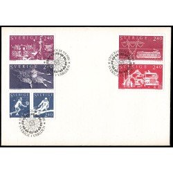 Suecia Sweden SPD FDC 1144/49 1981 Suecia en el mundo Sobre primer día Suecia Sweden SPD FDC 1144/49 1981 Suecia en el mundo Sobre primer día