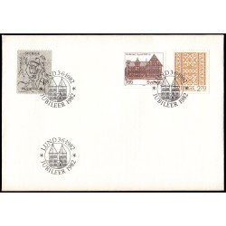 Suecia Sweden SPD FDC 1175/77 1982 Centenario del Museo de Lund, 100 aniv. del nacimiento del escritor Elin Wagner Sobre primer día Suecia Sweden SPD FDC 1175/77 1982 Centenario del Museo de Lund, 100 aniv. del nacimiento del escritor Elin Wagner Sobre primer día