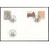 Suecia Sweden SPD FDC 1175/77 1982 Centenario del Museo de Lund, 100 aniv. del nacimiento del escritor Elin Wagner Sobre primer día