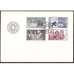 Suecia Sweden SPD FDC 1183/86 1982 Vivir juntos Inmigración y emigración Sobre primer día Suecia Sweden SPD FDC 1183/86 1982 Vivir juntos Inmigración y emigración Sobre primer día