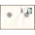 Suecia Sweden SPD FDC 1219/20 1983 Europa Grandes obras del ser humano Sobre primer día