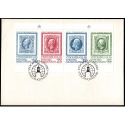 Suecia Sweden SPD FDC 1221/24 1983 Estocolmomanía 86 Exposición filatélica internacional Sobre primer día Suecia Sweden SPD FDC 1221/24 1983 Estocolmomanía 86 Exposición filatélica internacional Sobre primer día