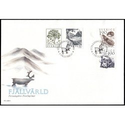 Suecia Sweden SPD FDC 1256/59 1984 El mundo de la montaña Sobre primer día Suecia Sweden SPD FDC 1256/59 1984 El mundo de la montaña Sobre primer día