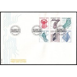 Suecia Sweden SPD FDC 1264/69 1984 Exportaciones suecas Sobre primer día Suecia Sweden SPD FDC 1264/69 1984 Exportaciones suecas Sobre primer día