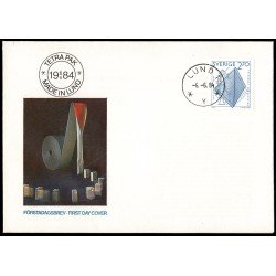Suecia Sweden SPD FDC 1269 1984 Exportaciones suecas Sobre primer día Suecia Sweden SPD FDC 1269 1984 Exportaciones suecas Sobre primer día
