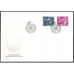 Suecia Sweden SPD FDC 1308/09 1985 Campeonatos del mundo de tenis mesa Sobre primer día Suecia Sweden SPD FDC 1308/09 1985 Campeonatos del mundo de tenis mesa Sobre primer día