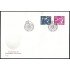 Suecia Sweden SPD FDC 1308/09 1985 Campeonatos del mundo de tenis mesa Sobre primer día