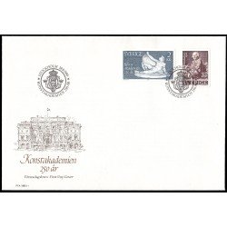Suecia Sweden SPD FDC 1329/30 1985 250 aniv. de la Real Academia de Bellas Artes Sobre primer día Suecia Sweden SPD FDC 1329/30 1985 250 aniv. de la Real Academia de Bellas Artes Sobre primer día