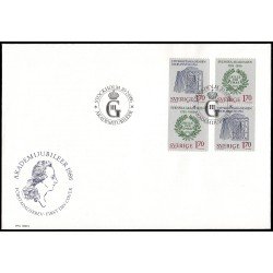 Suecia Sweden SPD FDC 1364a/65a 1986 200 aniv. Academia Bellas Artes suecaSobre primer día Suecia Sweden SPD FDC 1364a/65a 1986 200 aniv. Academia Bellas Artes suecaSobre primer día