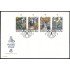 Suecia Sweden SPD FDC 1381/84 1986 Estocolmomanía 86 Exposición filatélica internacional Sobre primer día