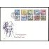 Suecia Sweden SPD FDC 1415/24 1987 Ilustraciones de libros infantiles escritos por Astrid Lindgren Sobre primer día