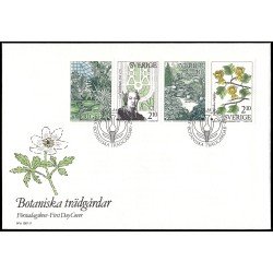 Suecia Sweden SPD FDC 1432/35 1987 Jardines botánicos suecos Sobre primer día Suecia Sweden SPD FDC 1432/35 1987 Jardines botánicos suecos Sobre primer día