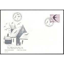 Suecia Sweden SPD FDC 1480 1988 Aves Vencejo común (Apus apus) Sobre primer día Suecia Sweden SPD FDC 1480 1988 Aves Vencejo común (Apus apus) Sobre primer día