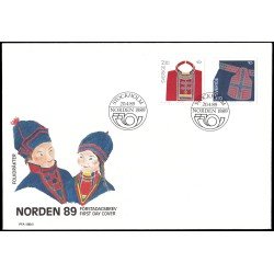 Suecia Sweden SPD FDC 1516/17 1989 Nórdico 89 Costumbres y tradiciones de los países nórdicos Sobre primer día Suecia Sweden SPD FDC 1516/17 1989 Nórdico 89 Costumbres y tradiciones de los países nórdicos Sobre primer día