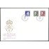 Suecia Sweden SPD FDC 1518/20 1989 Rey Carlos Gustavo XVI y Reina Silvia Sobre primer día