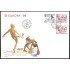 Suecia Sweden SPD FDC 1521/23 1989 Europa Juegos infantiles Sobre primer día