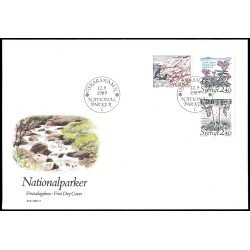 Suecia Sweden SPD FDC 1548a/50 1989 Parques nacionales Sobre primer día Suecia Sweden SPD FDC 1548a/50 1989 Parques nacionales Sobre primer día