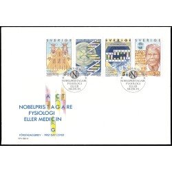 Suecia Sweden SPD FDC 1560/63 1983 Galardonados con el premio Nobel de fisiología y medicina Sobre primer día Suecia Sweden SPD FDC 1560/63 1983 Galardonados con el premio Nobel de fisiología y medicina Sobre primer día