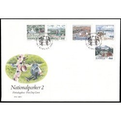 Suecia Sweden SPD FDC 1566a/70 1990 Parques nacionales Sobre primer día Suecia Sweden SPD FDC 1566a/70 1990 Parques nacionales Sobre primer día