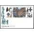 Suecia Sweden SPD FDC 1575/82 1990 Vikingos Sobre primer día