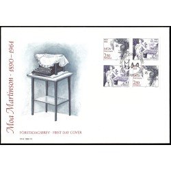 Suecia Sweden SPD FDC 1615/16 1990 Centenario del nacimiento de la novelista Moa Martinson Sobre primer día Suecia Sweden SPD FDC 1615/16 1990 Centenario del nacimiento de la novelista Moa Martinson Sobre primer día