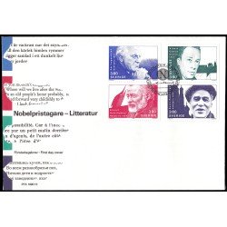 Suecia Sweden SPD FDC 1621/24 1990 Galardonados premio Nobel de literatura Sobre primer día Suecia Sweden SPD FDC 1621/24 1990 Galardonados premio Nobel de literatura Sobre primer día