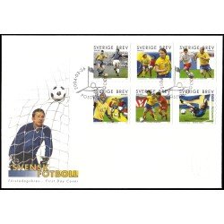 Suecia Sweden SPD FDC 2380/85 2004 100 aniv de la Asociación Sueca de Fútbol Sobre primer día Suecia Sweden SPD FDC 2380/85 2004 100 aniv de la Asociación Sueca de Fútbol Sobre primer día