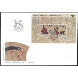 Suecia Sweden SPD FDC HB28 2004 Mitología nórdica Walhalla Sobre primer día Suecia Sweden SPD FDC HB28 2004 Mitología nórdica Walhalla Sobre primer día