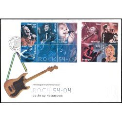 Suecia Sweden SPD FDC 2408/15 2004 Personalidades de la música 50 aniv. del rock n roll Sobre primer día Suecia Sweden SPD FDC 2408/15 2004 Personalidades de la música 50 aniv. del rock n roll Sobre primer día