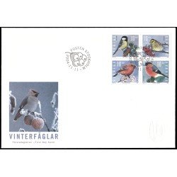 Suecia Sweden SPD FDC 2416/19 2004 Fauna Pájaros de invierno Sobre primer día Suecia Sweden SPD FDC 2416/19 2004 Fauna Pájaros de invierno Sobre primer día