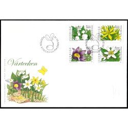 Suecia Sweden SPD FDC 2441/44 2005 Flora Flores de primavera Sobre primer día Suecia Sweden SPD FDC 2441/44 2005 Flora Flores de primavera Sobre primer día