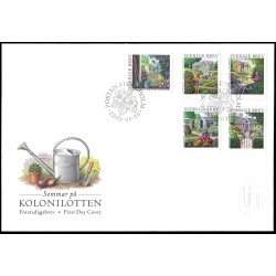 Suecia Sweden SPD FDC 2459/63 2005 Verano en el jardín, jardines y su cabaña en verano Sobre primer día Suecia Sweden SPD FDC 2459/63 2005 Verano en el jardín, jardines y su cabaña en verano Sobre primer día