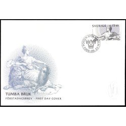 Suecia Sweden SPD FDC 2464 2005 250 aniv. impresión de valores fiduciarios Tumba Bruk Sobre primer día Suecia Sweden SPD FDC 2464 2005 250 aniv. impresión de valores fiduciarios Tumba Bruk Sobre primer día