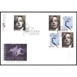 Suecia Sweden SPD FDC 2475/76 2005 Personalidades Centenario del nacimiento de la actriz Greta Garbo emisión conjunta con Estados Unidos Sobre primer día Suecia Sweden SPD FDC 2475/76 2005 Personalidades Centenario del nacimiento de la actriz Greta Garbo emisión conjunta con Estados Unidos Sobre primer día