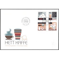 Suecia Sweden SPD FDC 2504/07 2006 El café Sobre primer día Suecia Sweden SPD FDC 2504/07 2006 El café Sobre primer día
