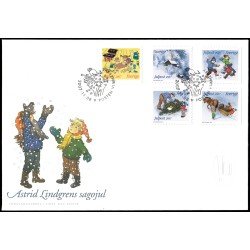 Suecia Sweden SPD FDC 2591/95 2007 Navidad Ilustraciones de los cuentos infantiles de Astrid Lindgren Sobre primer día Suecia Sweden SPD FDC 2591/95 2007 Navidad Ilustraciones de los cuentos infantiles de Astrid Lindgren Sobre primer día