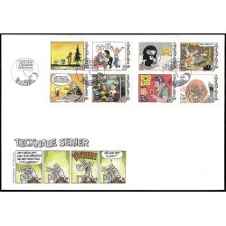 Suecia Sweden SPD FDC 2640/47 2008 Dibujos animados Sobre primer día Suecia Sweden SPD FDC 2640/47 2008 Dibujos animados Sobre primer día