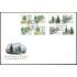 Suecia Sweden SPD FDC 2615/18 2008 Flora Árboles de Suecia Sobre primer día