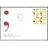 Suecia Sweden SPD FDC 2619/20 2008 Escribiendo una carta Sobre primer día
