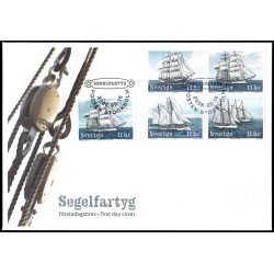 Suecia Sweden SPD FDC 2623/26 2008 Buques-escuela Veleros Sobre primer día Suecia Sweden SPD FDC 2623/26 2008 Buques-escuela Veleros Sobre primer día