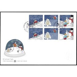 Suecia Sweden SPD FDC 2653/55 2008 Las alegrías de la nieve Sobre primer día Suecia Sweden SPD FDC 2653/55 2008 Las alegrías de la nieve Sobre primer día