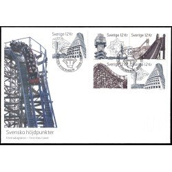 Suecia Sweden SPD FDC 2684/87 2009 Construcciones espectaculares suecas Sobre primer día Suecia Sweden SPD FDC 2684/87 2009 Construcciones espectaculares suecas Sobre primer día