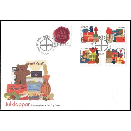 Suecia Sweden SPD FDC 2707/11 2009 Navidad Sobre primer día Suecia Sweden SPD FDC 2707/11 2009 Navidad Sobre primer día