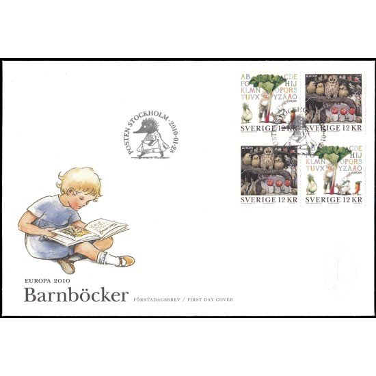 Suecia Sweden SPD FDC 2715/16 2010 Europa Libros infantiles Sobre primer día Suecia Sweden SPD FDC 2715/16 2010 Europa Libros infantiles Sobre primer día